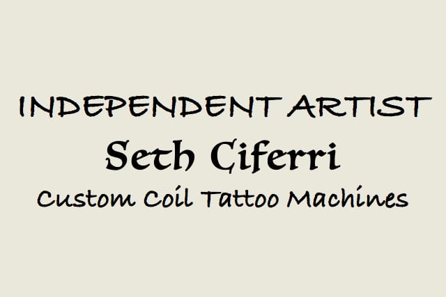 Seth Ciferri Tattoo Machines - custom professional 8 wrap coil - TMA